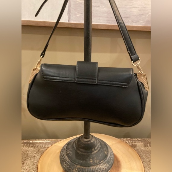 Bebe Women's Saint Lamby Crossbody Bag (Black, New) - Picture 8 of 8